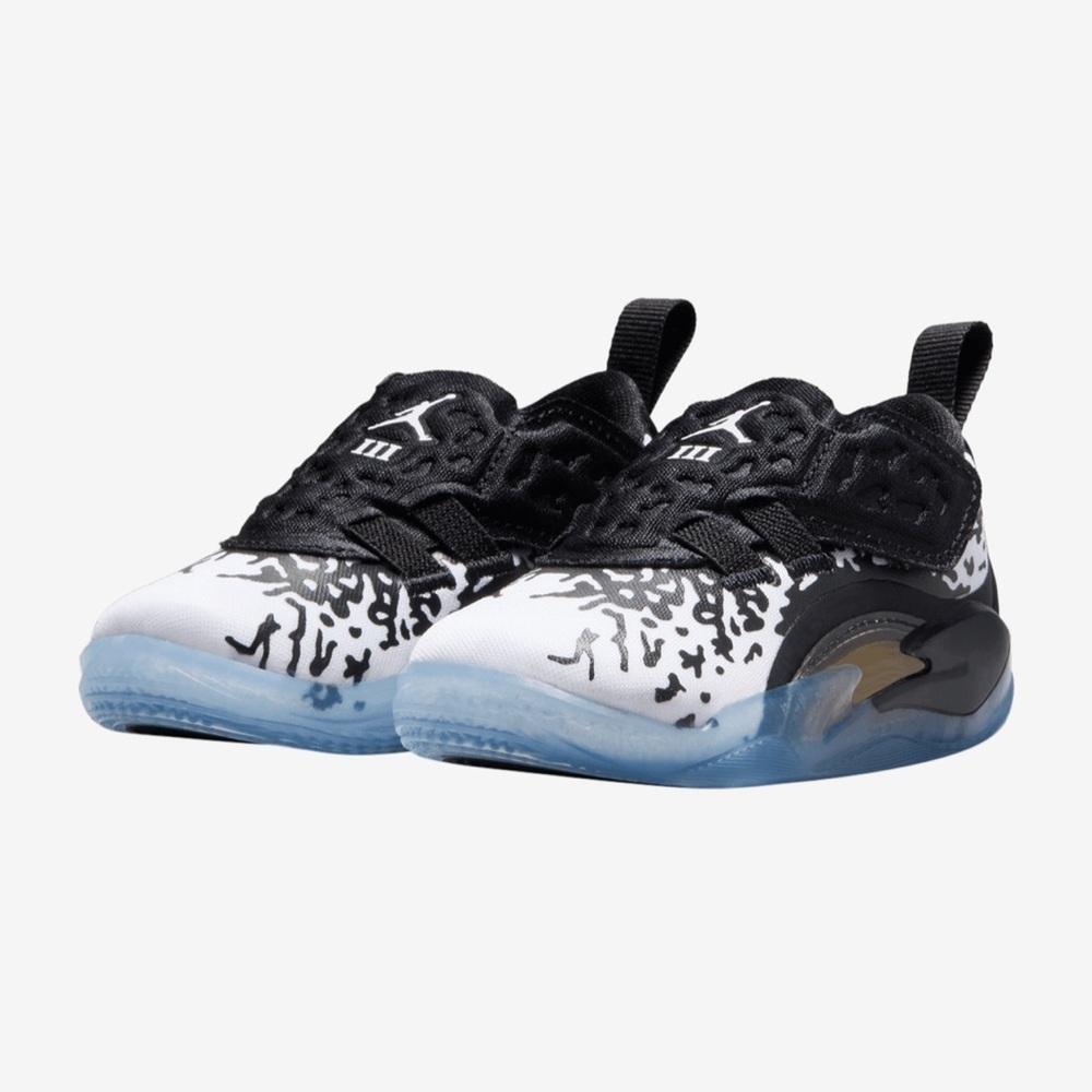 NEW Jordan Zion 3 “Black/White” Toddler  Sneakers Size 4C Basketball Shoe